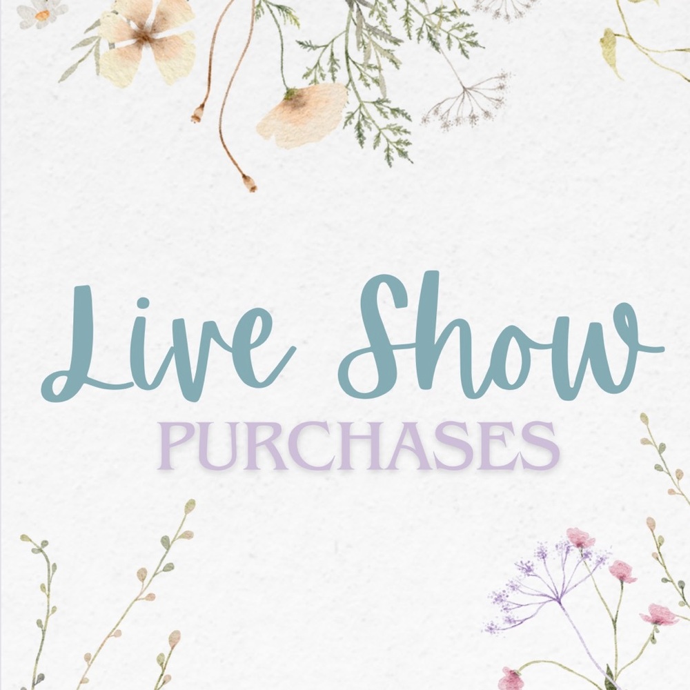 Live Show Purchases 1-20